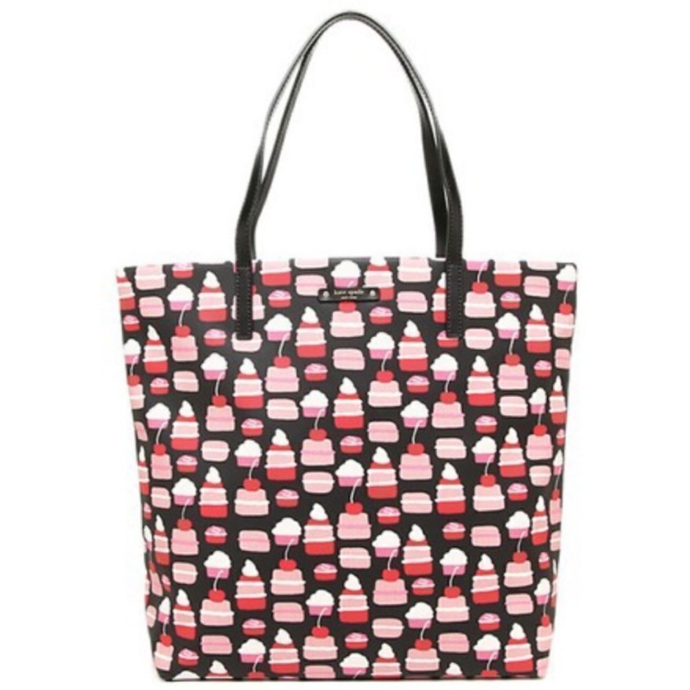Kate Spade Tote new without tags cupcake pattern